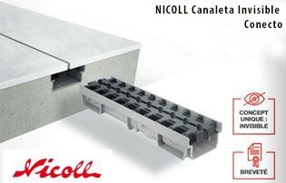 NICOLL Canaleta Invisible Conecto